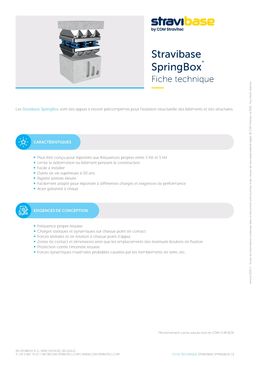 Boîte à ressorts précomprimé | Stravibase SpringBox