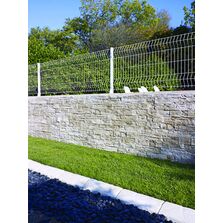 Parement mural en trois formats de pierre reconstituée pour pose sans joints | Gignac