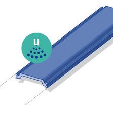 Barrette d'isolation thermique pour menuiseries aluminium | Polyamide sablée
