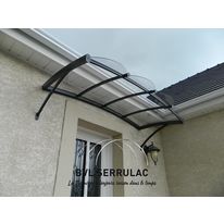 Marquise en aluminium de forme bombé - Palace