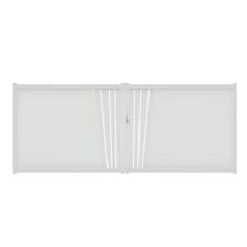 Portail battant Aluminium Pise décor feuille sur-mesure | LAPEYRE SERVICES
