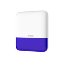 Sirène d'alarme extérieure radio | Hikvision AX PRO 110 dB avec flash bleu bidirectionnel