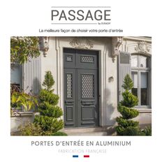 Portes d’entrée monobloc en aluminium | PASSAGE