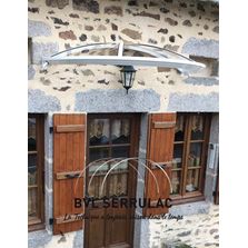 Marquise semi-circulaire en aluminium | Eclipse