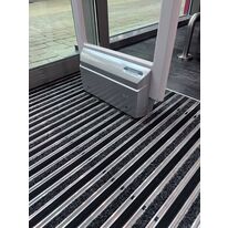 Tapis d'entrée haute-performance - Aluminium, rips & caoutchouc - Nettoyant et antidérapant