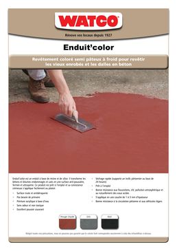 Peinture de sol bitume | Enduit'color 
