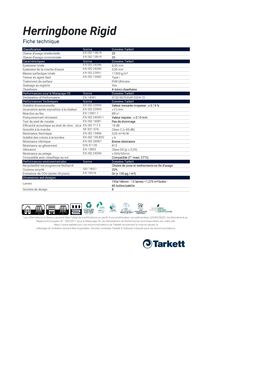 Lames et dalles rigides | Rigid Herringbone 