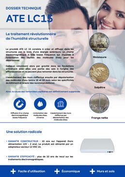  Appareil assèchement des murs contre l’humidité ATE LC15