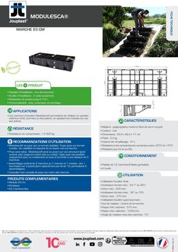 Marche modulaire extérieure MODULESCA®