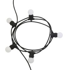 GUINGUETTE GUIRLANDE LUMINEUSE EXTERIEURE NOIRE 5M DOUILLE E27x5