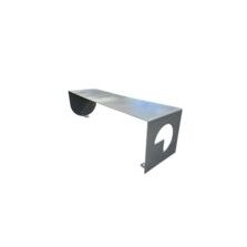 Banc méridienne en acier | minimaliste 