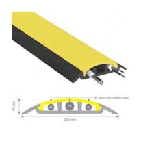 PASSAGE DE CABLES 3 GORGES DE 20/25/20mm Clf-S1/M2 210 mm x 2500 mm | WATTELEZ 