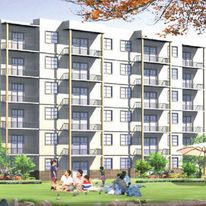 Bâtiment collectif en kit prêt à monter - 2057m² / 6 Plateaux de 2 Logements T4 de 160 m² | BATI-FABLAB