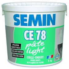 Enduit allégé pour joints de plaques de plâtre | CE 78 PATE LIGHT