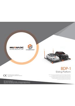 Plateforme de stationnement coulissante | BDP-1