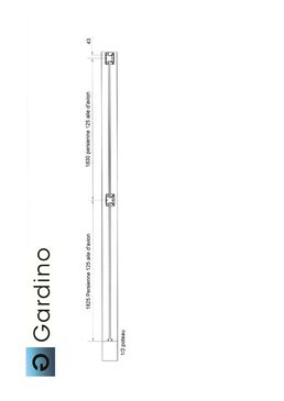 Clôture aluminium persienne 125 mm aile d'avion | GAR125PERSIENNE