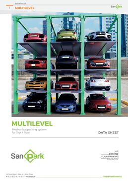 Plateforme de stationnement pour 4 véhicules sans fosse | Multilevel