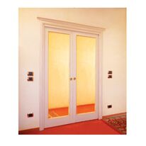 Vantail double pour cloisons en plaques de plâtre, prédisposé pour équipement électrique : Linea Light 