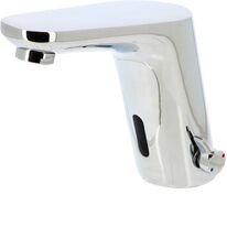 Mitigeur lavabo haut chromé à détection infra-rouge et à température réglable | VAT61IR