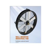 Ventilateur industriel mural | Grand diamètre avec moteur à aimant permanent PMSM