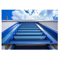  Châssis de façade à lames mobiles pour ventilation naturelle et désenfumage | Coltlite
