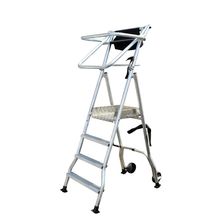 Plateforme sécurisée de travail en hauteur pliable et légère | Geeko.Click