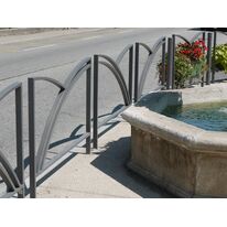 Barrière de voirie | Barrière Vallon en acier thermolaqué
