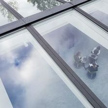 Verrière Modulaire Double avec poutres 5° 