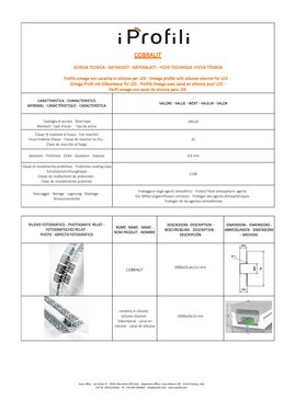 Profilé en acier galvanisé flexible pour l’éclairage | CobraLit 