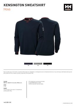Sweatshirt à col côtelé | KENSINGTON SWEATSHIRT