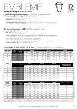 Lampadaire LED haute puissance design à 4 faces - EMBLÈME | RAGNI