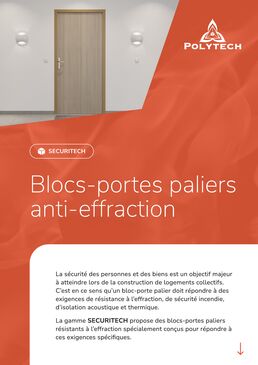 Bloc-porte palier anti-effraction | SECURITECH