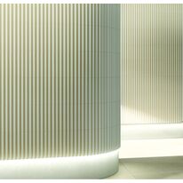 Carrelage mural en porcelaine émaillée extrudée en 3D | Dynamic Angle Lux Two