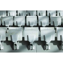 Sièges rabattables en plastique recyclé pour tribune ou aréna | Siège SoftSurface