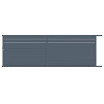 Portail coulissant Aluminium Aoste sur-mesure | Aoste