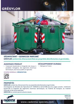 Désinfectant – germicide parfumé | CADENTIA GRÉSYLOR