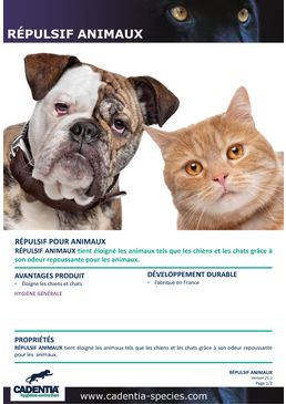Répulsif pour animaux | CADENTIA RÉPULSIF ANIMAUX