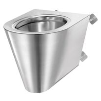 WC S21 S TC suspendu alim. horizontale Inox 304 satiné |  Réf. 160310 