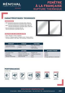Fenêtre aluminium à la française, fixe, oscillo battant, frappe, hayon, ensemble | RENOVAL Menuiseries 