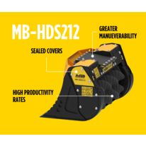 Godet cribleur broyeur MB-HDS212