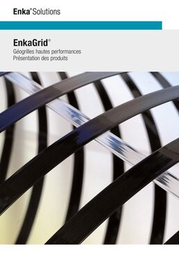 Géogrille bidirectionnelle de renforcement et stabilisation des sols | ENKAGRID MAX