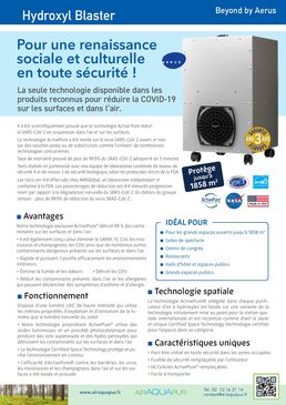Purificateur d’air efficace contre le Covid-19 | Hydroxyl Blaster