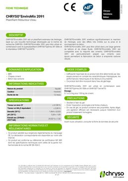 Adjuvant pour béton bas-carbone | Enviromix®   