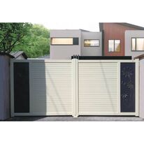 Portail en aluminium mécano-soudée | Rothe Origami