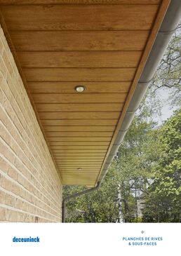 Rives de toiture et dessous de toit en PVC cellulaire et alvéolaire | DECEUNINCK 