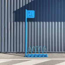 Range-trottinettes | Trotti’Parc en acier pour espaces publics