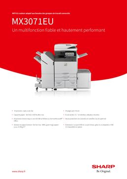 Système d’impression multifonction Office A3 couleur | MX3071EU