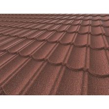 Panneaux-tuiles métalliques aspect tuile grand moule