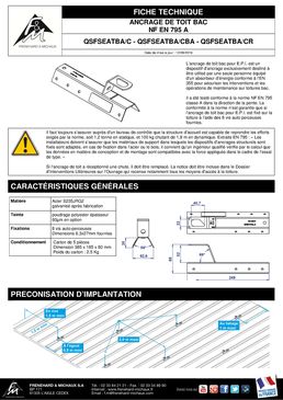Crochets de sécurité et Ancrage | Secur+