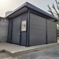 Abri de conteneurs ou encombrants pour tri de déchets ménagers | FORAFLOR